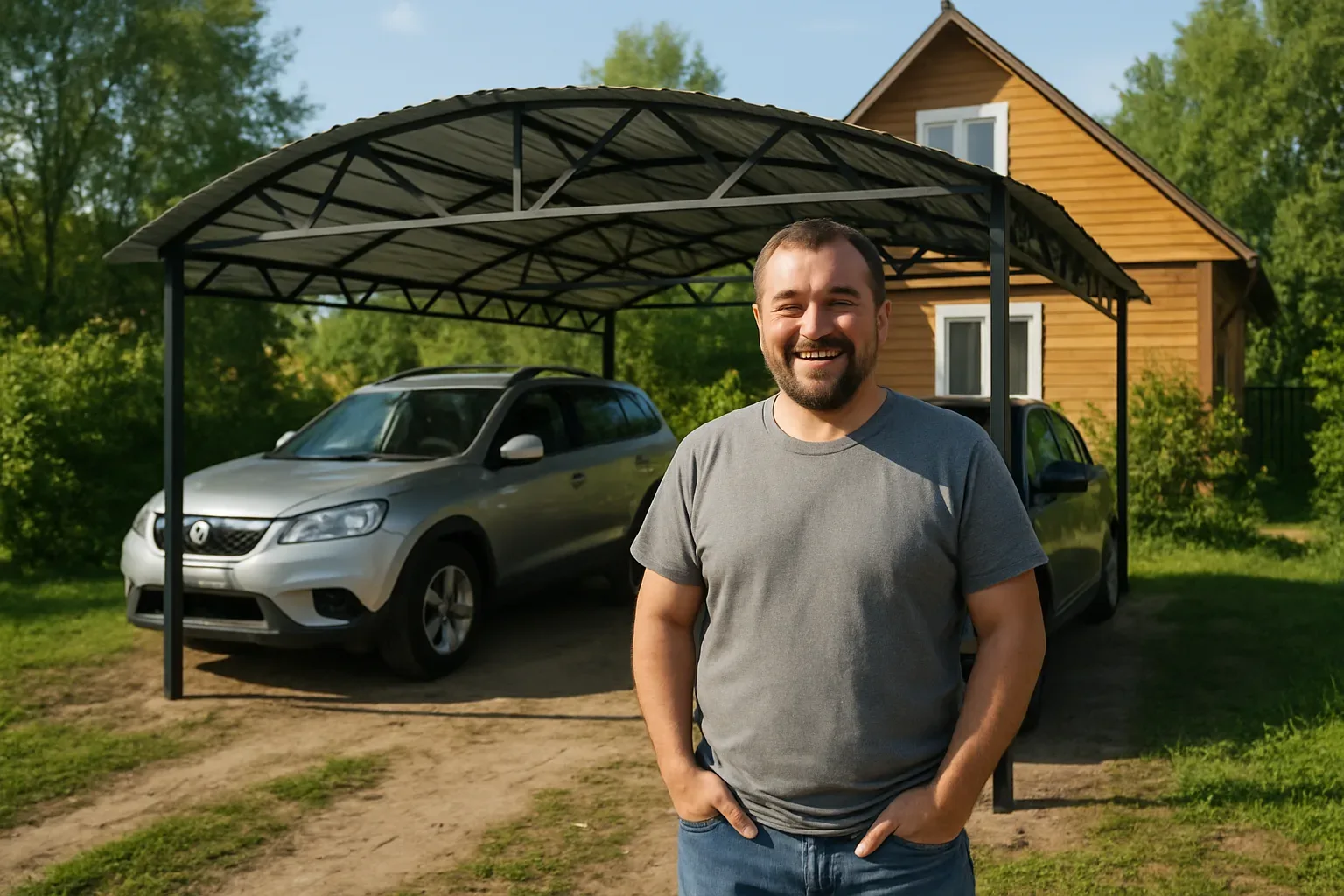 Навес 6×7 м, Одинцово